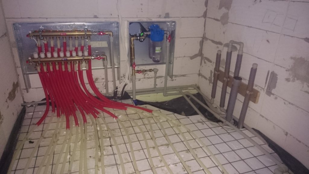 Šildomų grindų įrengimas