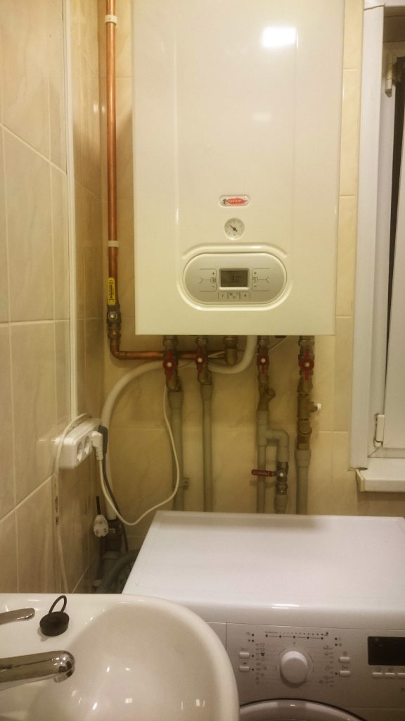 Šildymo katilo montavimas